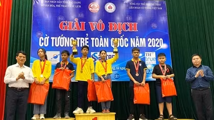Bế mạc giải cờ tướng trẻ toàn quốc 2020: Đoàn TPHCM thắng lớn!