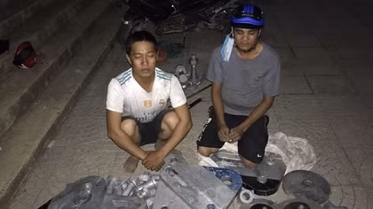 2 đối tượng "rủ nhau" trộm 1 tấn linh kiện tuabin điện gió