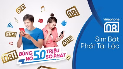 VinaPhone chính thức mở bán dải sim "Phát tài lộc" 08x