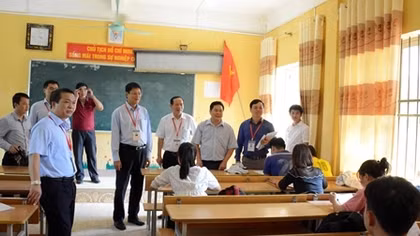Sẽ cho thôi chức lãnh đạo Sở nếu để xảy ra sự cố trong kỳ thi