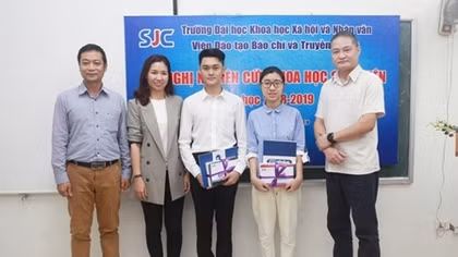 Hình ảnh người chiến sĩ CAND vào đề tài nghiên cứu của sinh viên báo chí