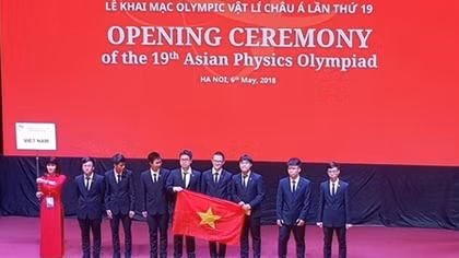 Việt Nam đoạt 8 Huy chương tại Olympic Vật lý Châu Á lần thứ 19