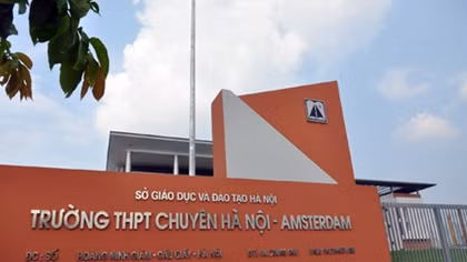Năm học 2017-2018, trường chuyên Hà Nội-Amsterdam chỉ xét tuyển học sinh xuất sắc