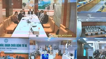 Kết nối Teleheath điều hành chăm sóc sức khỏe đại biểu dự Đại hội