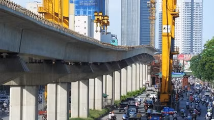 Đường sắt Cát Linh-Hà Đông lại dở dang vì thiếu vốn