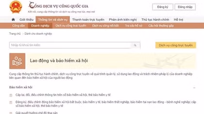 Hướng dẫn cấp lại thẻ BHYT do hỏng, mất trên Cổng Dịch vụ công quốc gia