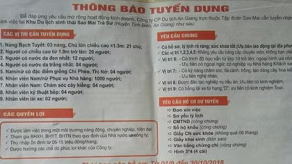 Một doanh nghiệp tuyển dụng lạ chưa từng thấy