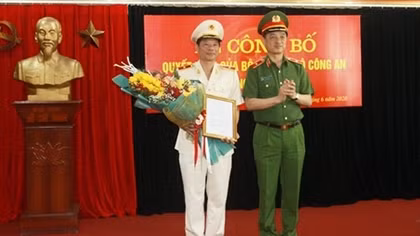 Điều động, bổ nhiệm Cục trưởng Cục Cảnh sát phòng chống tội phạm về môi trường