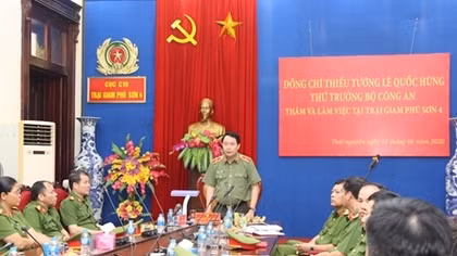 Trại giam Phú Sơn 4 làm tốt công tác quản lý, cải tạo, giáo dục phạm nhân