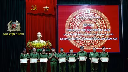 Học viện CSND tổng kết chương trình thực hành chính trị - xã hội