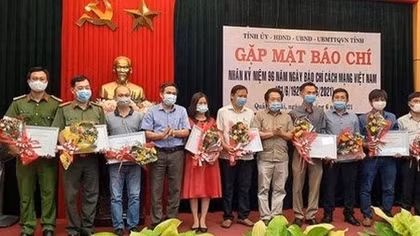 Công an Quảng Ngãi đạt thành tích cao tại Giải báo chí tỉnh