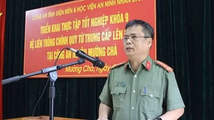 Học viện ANND thực tập tốt nghiệp tại Điện Biên