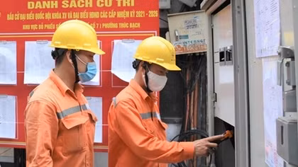 Bảo đảm cung cấp điện phục vụ bầu cử Quốc hội khóa XV và HĐND các cấp