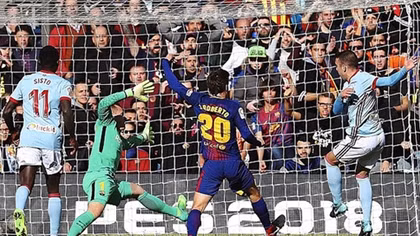 Barca chia điểm với Celta Vigo ngay trên sân nhà