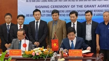Việt Nam và Jica ký thỏa thuận viện trợ 10,9 triệu USD đảm bảo ATTP