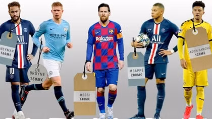 Top 10 cầu thủ đắt nhất thế giới vắng mặt Ronaldo, Messi đứng gần chót