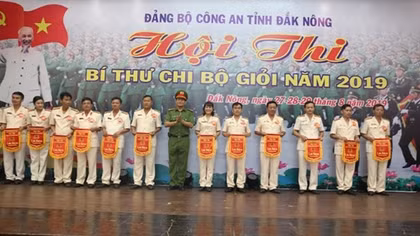 Công an tỉnh Đắk Nông tổ chức Hội thi Bí thư Chi bộ giỏi