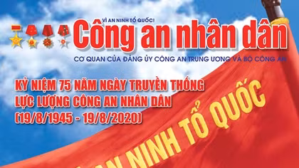 Báo CAND phát hành số đặc biệt chào mừng 75 năm Ngày truyền thống CAND