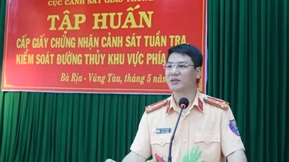 Tập huấn Cảnh sát tuần tra kiểm soát đường thủy khu vực phía Nam