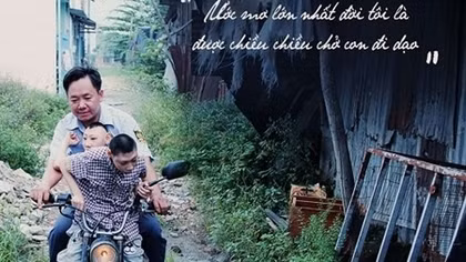 Đau lòng trước cuộc sống cơ cực của người cha nuôi con bị teo não