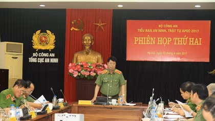 Chuẩn bị chi tiết, chu đáo công tác đảm bảo an ninh, an toàn cho APEC 2017