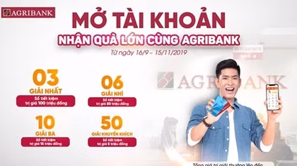 Giao dịch nhanh – trúng thưởng lớn cùng Agribank