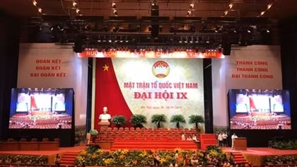 Đại hội đại biểu toàn quốc MTTQ Việt Nam lần thứ IX: “Đoàn kết - Dân chủ - Đổi mới - Phát triển”
