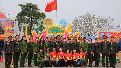 Hội phụ nữ Bộ Công an tổ chức các hoạt động chính trị, xã hội tại Nghệ an