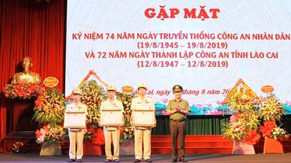 Công an tỉnh Lào Cai kỉ niệm 72 năm ngày thành lập