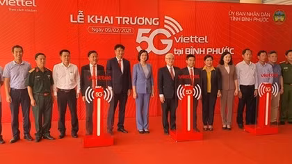 Viettel chính thức khai trương mạng 5G tại tỉnh Bình Phước