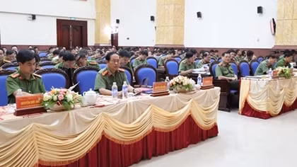 Công an tỉnh Nghệ An sơ kết công tác 6 tháng đầu năm 