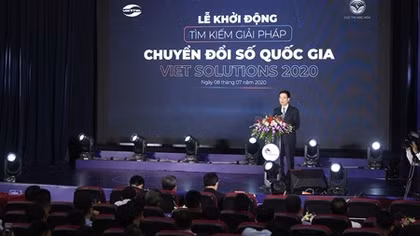 Khởi động cuộc thi tìm kiếm giải pháp chuyển đổi số Việt Nam Viet Solutions