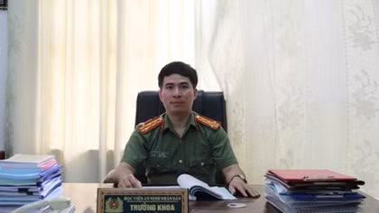 Bước trưởng thành ấn tượng của một nhà giáo Công an