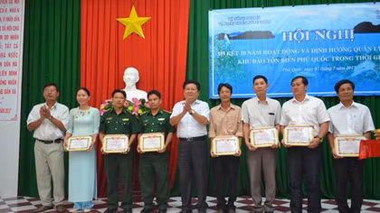 Sơ kết 10 năm hoạt động khu bảo tồn biển Phú Quốc