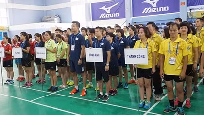 Khai mạc giải cầu lông Mizuno Badmintion Super League 2018 