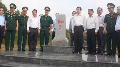 Sớm hoàn tất phân giới, cắm mốc biên giới Việt Nam-Campuchia