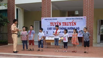 Hiệu quả mô hình “Cổng trường an toàn giao thông”
