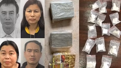 Bắt 2 đối tượng mang 4 bánh heroin 