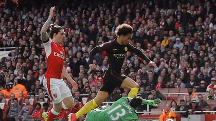 Arsenal và Man City cầm chân nhau tại Emirates