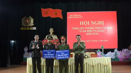 Cụm thi đua số 2 – Bộ Công an tổng kết phong trào thi đua