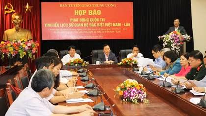 Đề cương nội dung chính 12 chủ đề thi viết tìm hiểu “Lịch sử quan hệ đặc biệt Việt Nam – Lào”