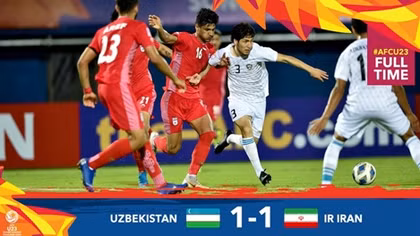Đương kim vô địch U23 châu Á bị cầm hòa
