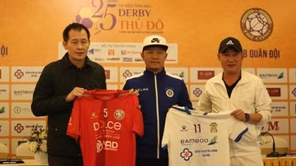 Tái hiện trận derby huyền thoại của 2 đội bóng một thời lừng danh Thủ đô 