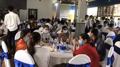 Bất chấp dịch bệnh, hơn 100 người vẫn tham gia sự kiện tại Bình Phước