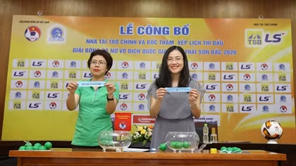 Bốc thăm chia bảng Giải bóng đá nữ Vô địch Quốc gia 2020