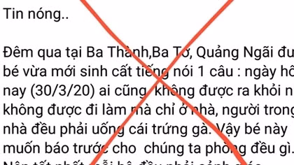 Bác tin đồn ăn trứng gà để chống dịch COVID-19