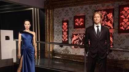 Tượng sáp Brad Pitt và Angelina Jolie bị tách đôi sau khi ly hôn