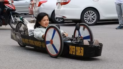Chiếc xe chạy hơn 1.000 km chỉ tốn một lít xăng "made in Việt Nam"