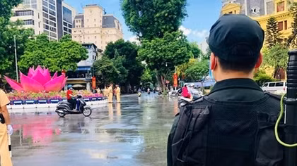 Phân luồng giao thông phục vụ Đại hội Đại biểu lần thứ XVII Đảng bộ TP Hà Nội