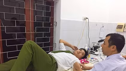 Trung úy Công an hiến máu cứu người